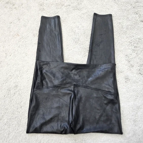 NWT Spanx | SPANXshape™ Faux Leather Leggings Matte 2437P, Womens 1X - Picture 8 of 10